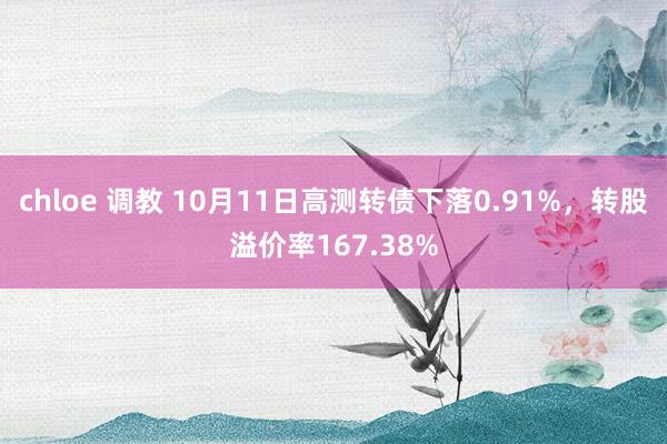 chloe 调教 10月11日高测转债下落0.91%，转股溢价率167.38%