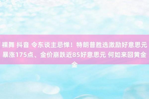 裸舞 抖音 令东谈主忌惮！特朗普胜选激励好意思元暴涨175点、金价崩跌近85好意思元 何如来回黄金