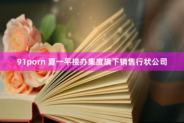 91porn 夏一平接办集度旗下销售行状公司