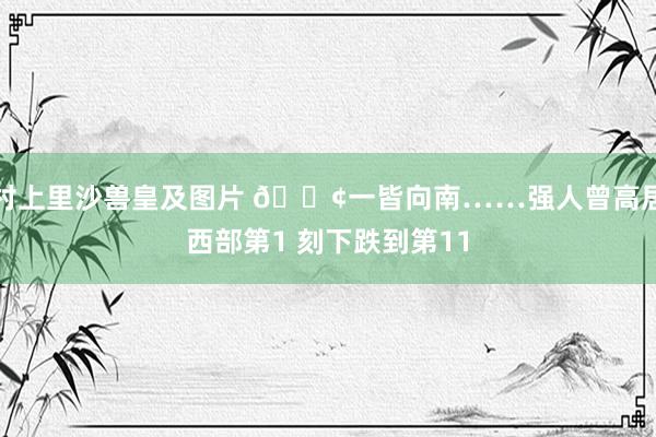 村上里沙兽皇及图片 😢一皆向南……强人曾高居西部第1 刻下跌到第11